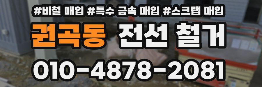 권곡동 전선 철거