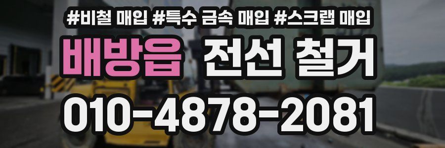 배방읍 전선 철거