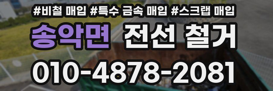 송악면 전선 철거
