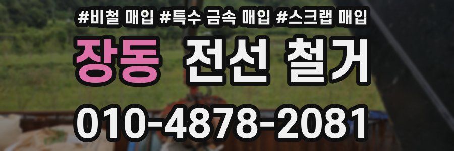 장동 전선 철거