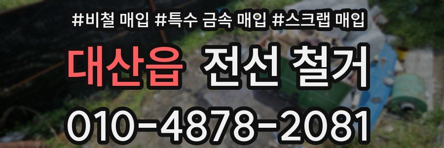 대산읍 전선 철거