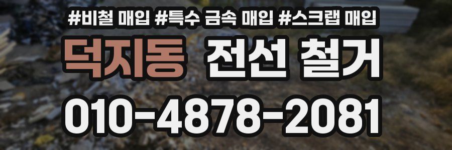 덕지동 전선 철거