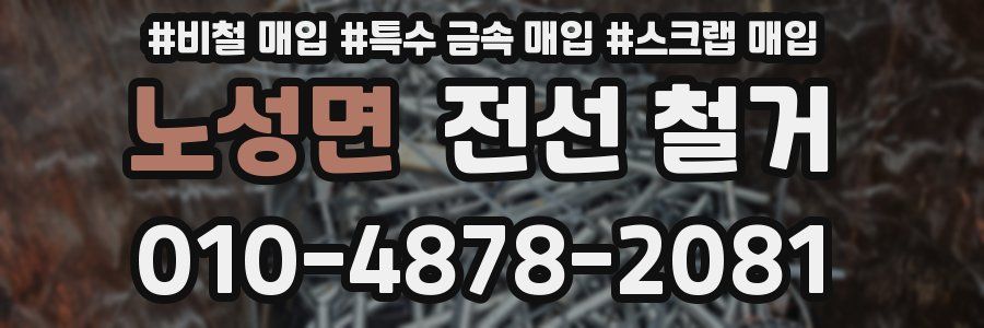 노성면 전선 철거