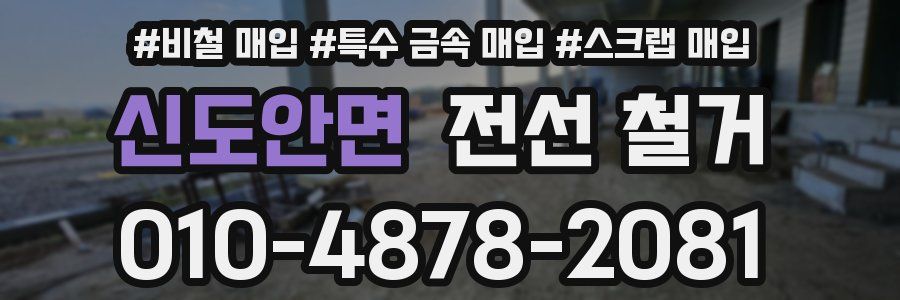 신도안면 전선 철거