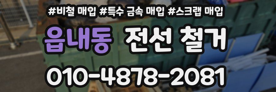 읍내동 전선 철거