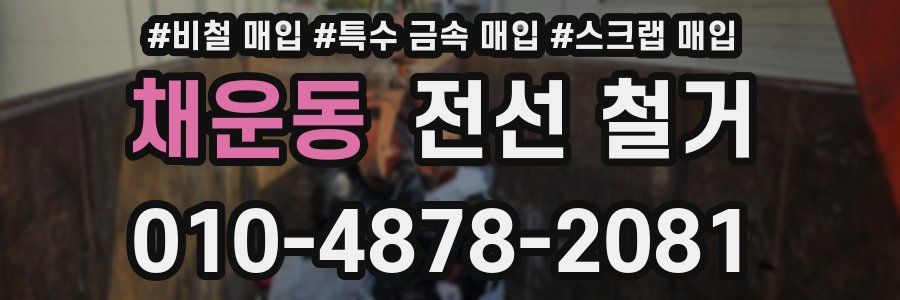채운동 전선 철거