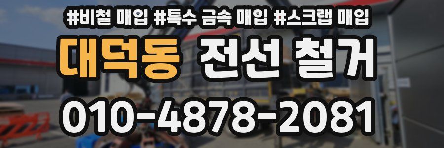 대덕동 전선 철거