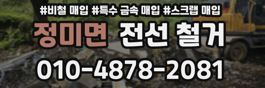 정미면 전선 철거