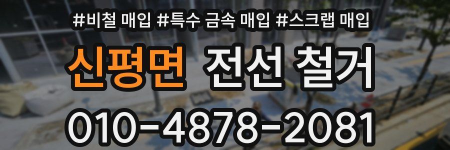 신평면 전선 철거