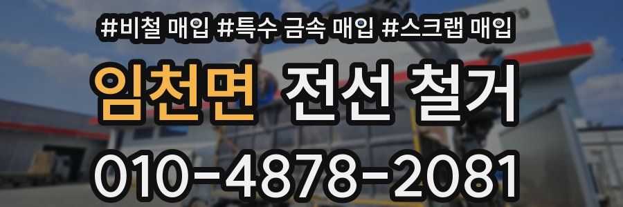 임천면 전선 철거