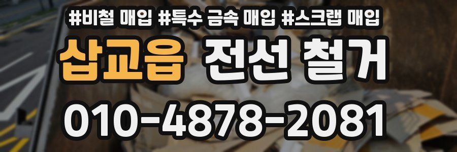 삽교읍 전선 철거