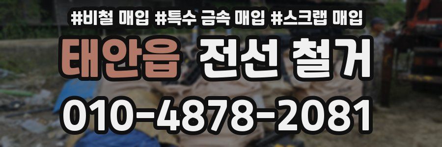 태안읍 전선 철거