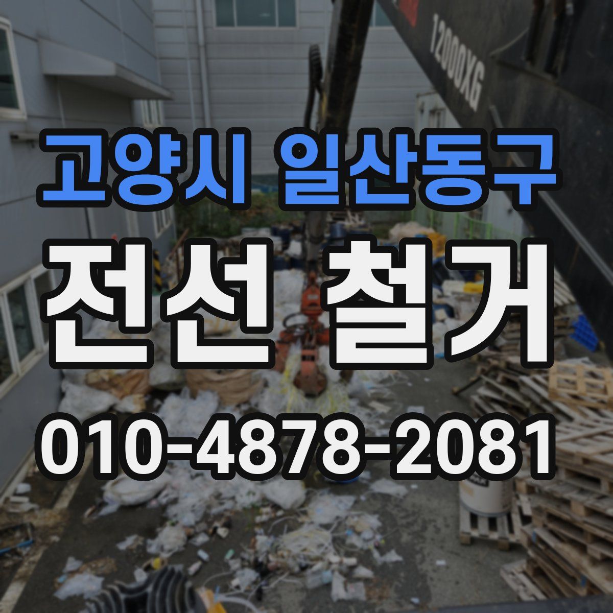 고양시 일산동구 전선 철거