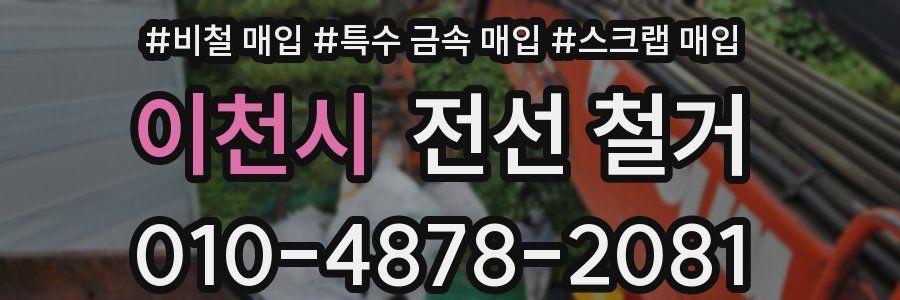 이천시 전선 철거