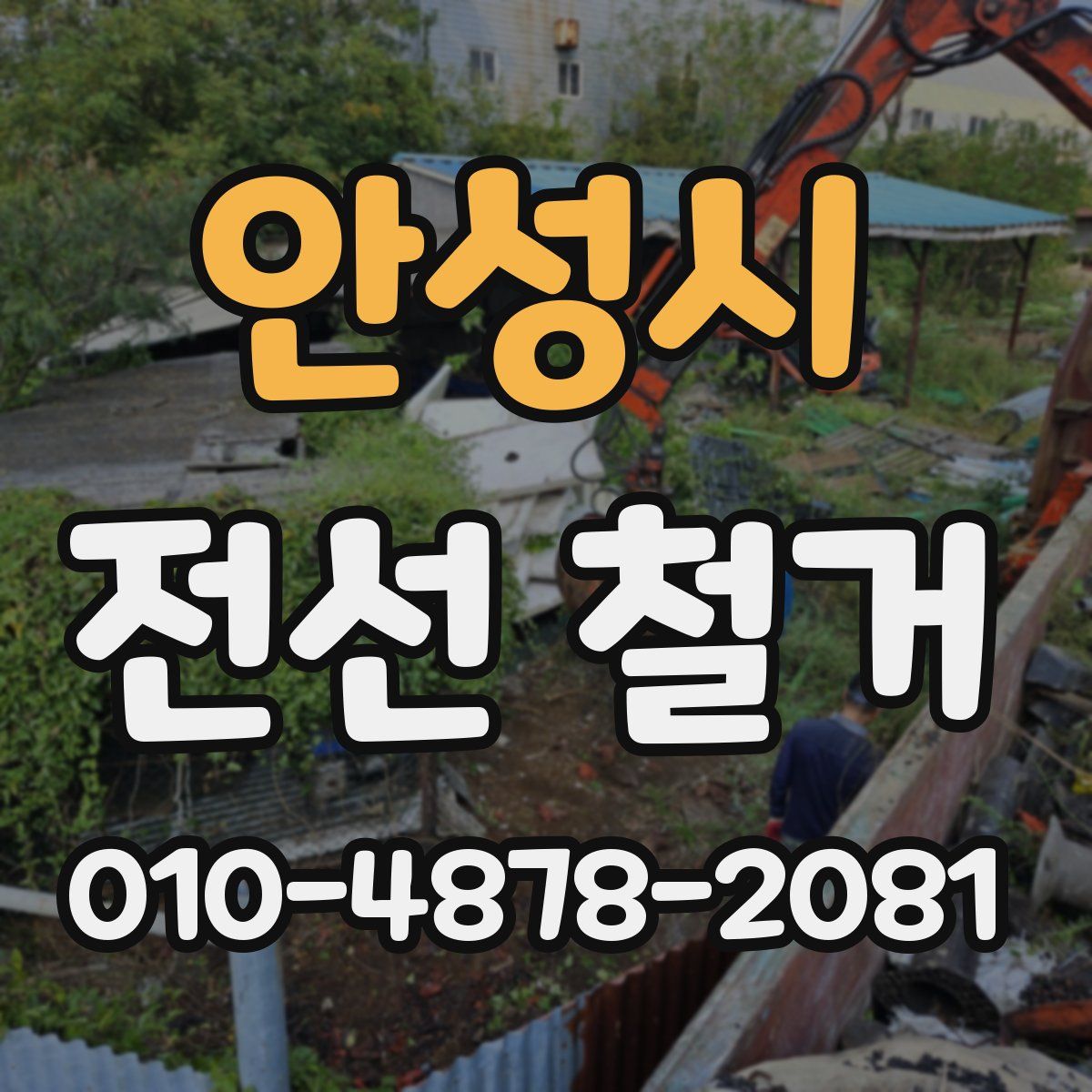 안성시 전선 철거