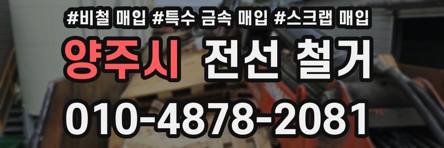 양주시 전선 철거