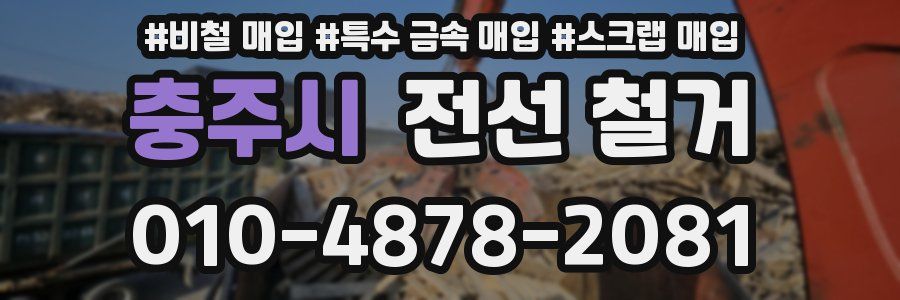 충주시 전선 철거