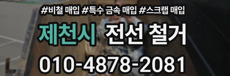 제천시 전선 철거