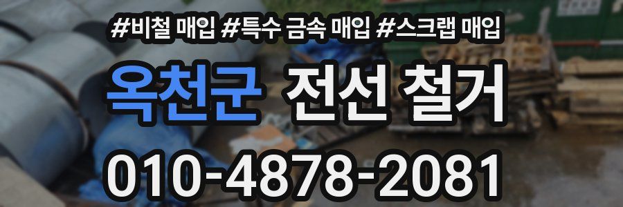 옥천군 전선 철거
