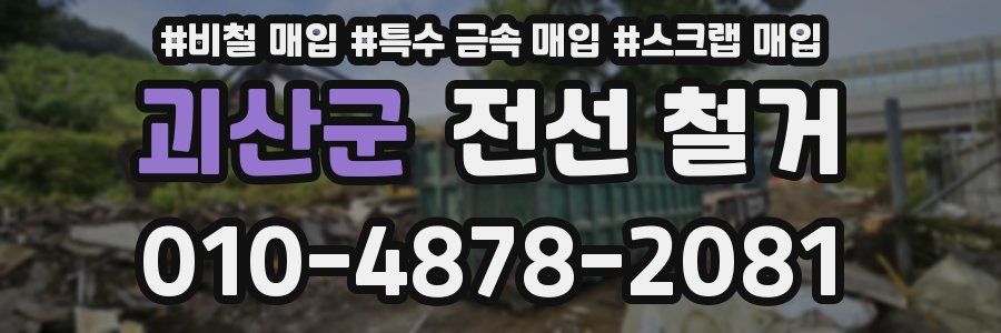 괴산군 전선 철거