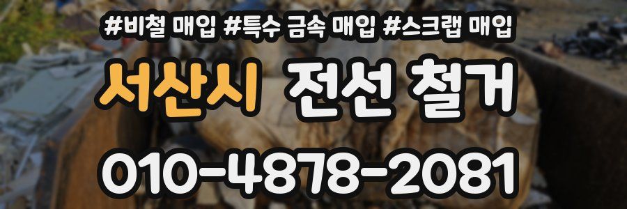 서산시 전선 철거