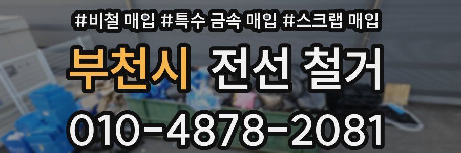 부천시 전선 철거