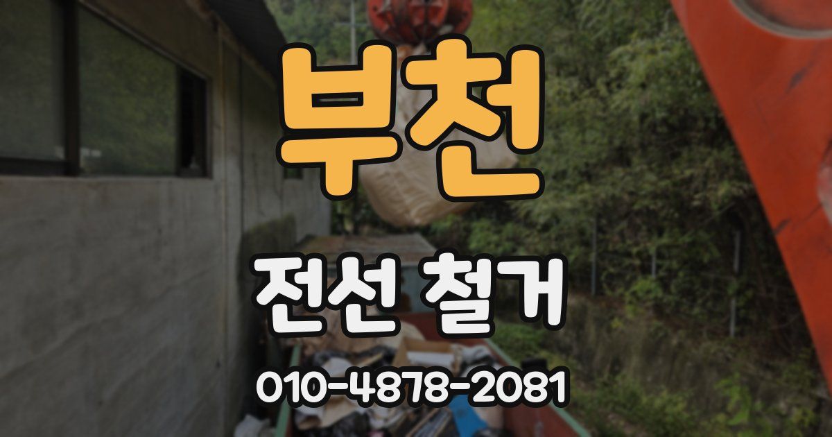 부천 전선 철거