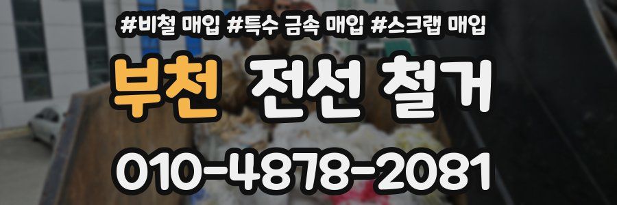 부천 전선 철거
