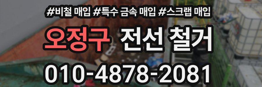 오정구 전선 철거