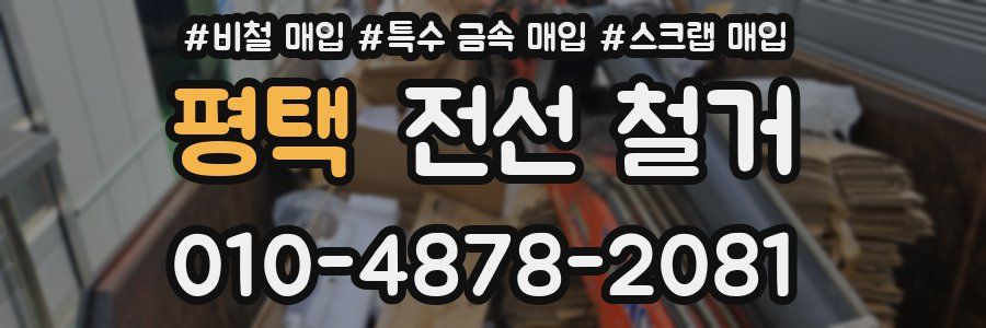 평택 전선 철거