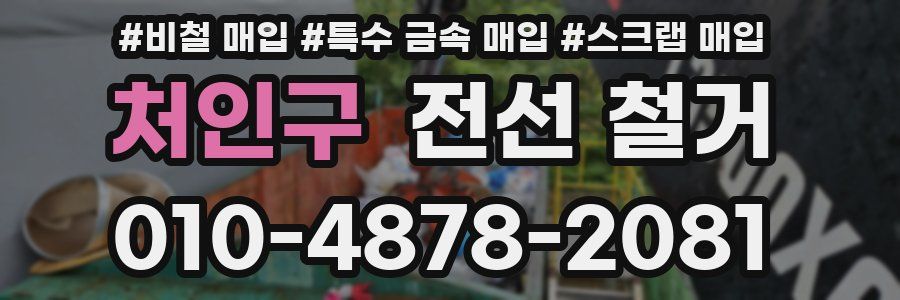 처인구 전선 철거
