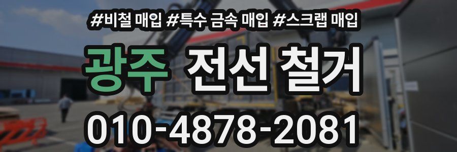 광주 전선 철거