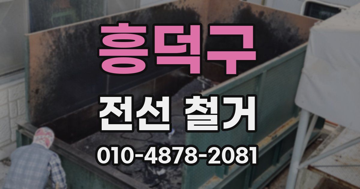 흥덕구 전선 철거