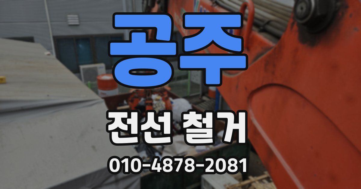 공주 전선 철거