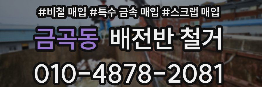 금곡동 배전반 철거