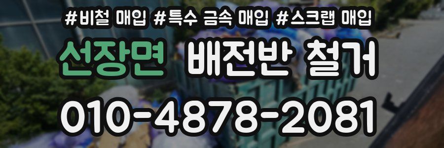선장면 배전반 철거