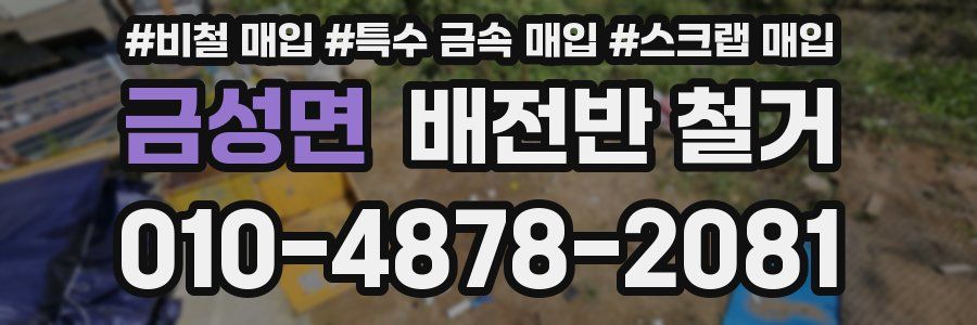 금성면 배전반 철거