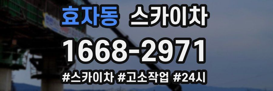 효자동 스카이차