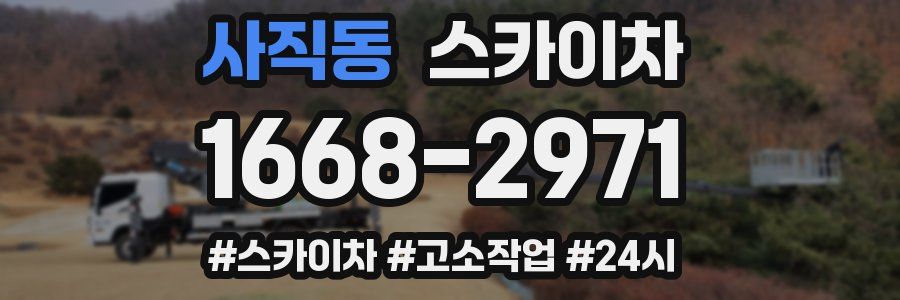 사직동 스카이차