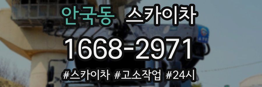 안국동 스카이차