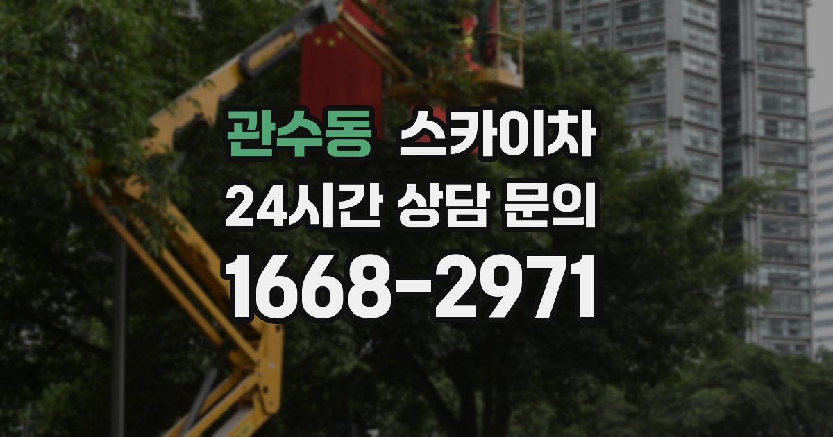 관수동 스카이차