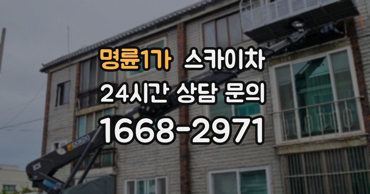 명륜1가 스카이차