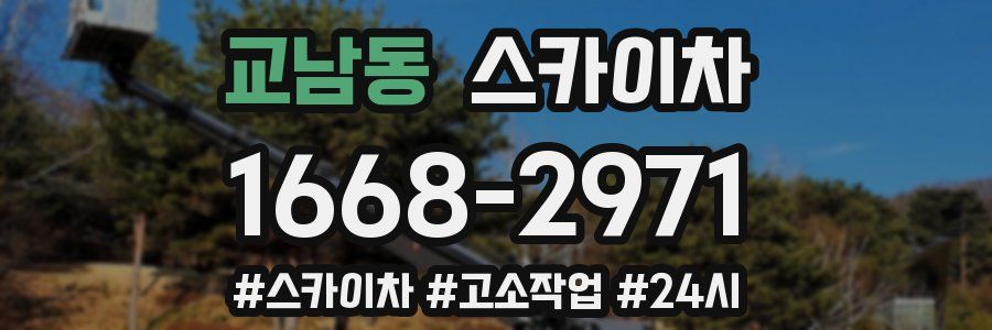 교남동 스카이차