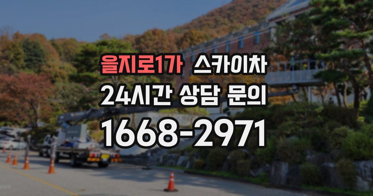 을지로1가 스카이차