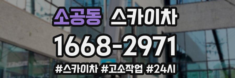 소공동 스카이차