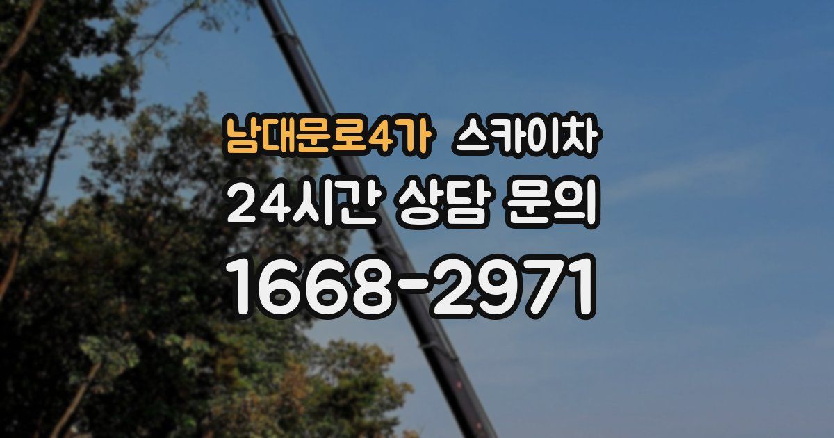남대문로4가 스카이차