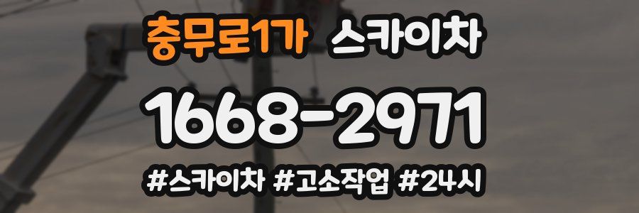 충무로1가 스카이차