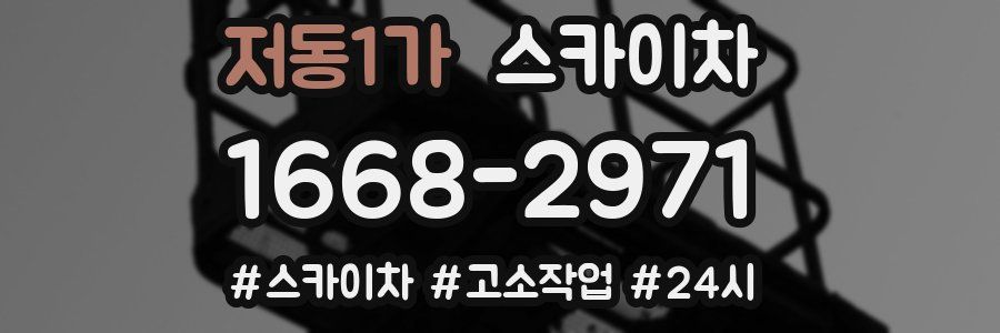 저동1가 스카이차