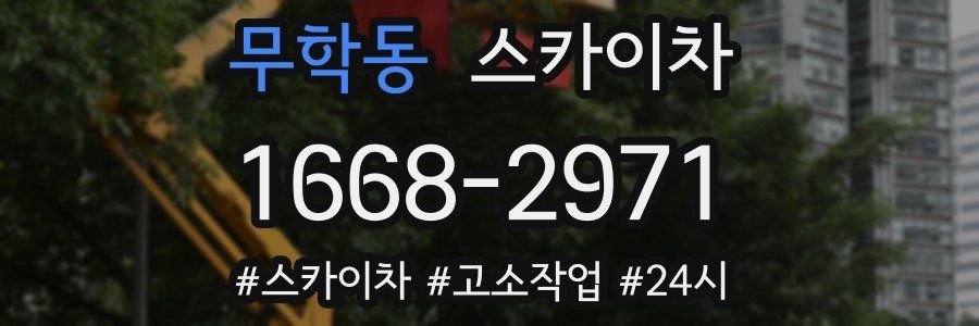 무학동 스카이차