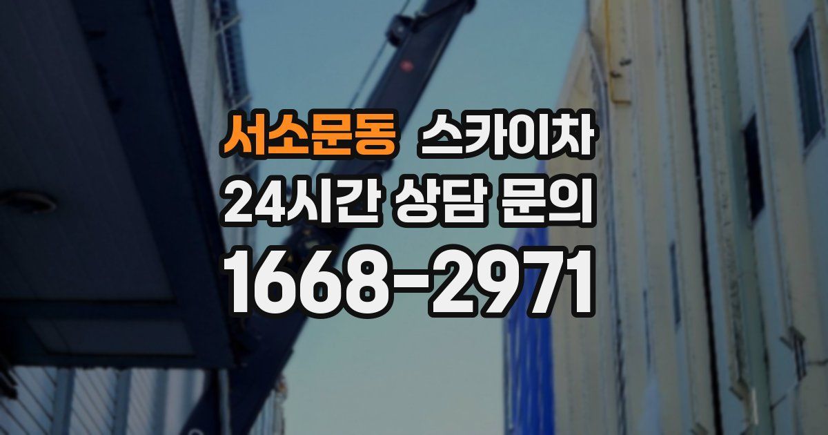 서소문동 스카이차